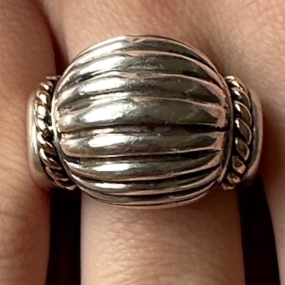 925 silver 14k gold Jewelry - 925 silver 14k yellow gold Elegant Silver Ring